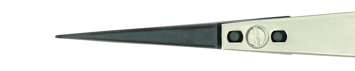 Ideal-tek ESD Ceramic Tip Tweezers – Style 71 – Zirconia Tips A71ZJ – 135mm (5.3″) – Swiss Made