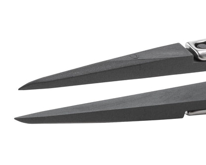 Ideal-tek ESD Ceramic Tip Tweezers – Style 72 – Zirconia Tips A72ZJ – 135mm (5.3″) – Swiss Made