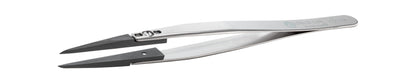 Ideal-tek ESD Ceramic Tip Tweezers – Style 72 – Zirconia Tips A72ZJ – 135mm (5.3″) – Swiss Made