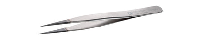 Ideal-tek ESD Diamond Tweezers – Style 0 – Anti-Acid / Anti-Magnetic Stainless Steel – 120mm (4.7″) – Swiss Made