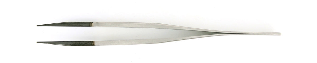 Ideal-tek ESD Diamond Tweezers – Style 00 – Anti-Acid / Anti-Magnetic Stainless Steel – 120mm (4.7″) – Swiss Made