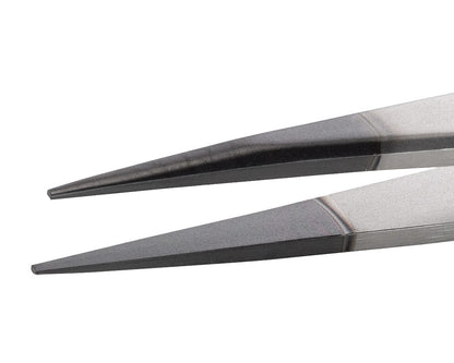 Ideal-tek ESD Diamond Tweezers – Style 00 – Anti-Acid / Anti-Magnetic Stainless Steel – 120mm (4.7″) – Swiss Made
