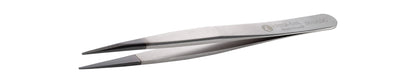 Ideal-tek ESD Diamond Tweezers – Style 00 – Anti-Acid / Anti-Magnetic Stainless Steel – 120mm (4.7″) – Swiss Made