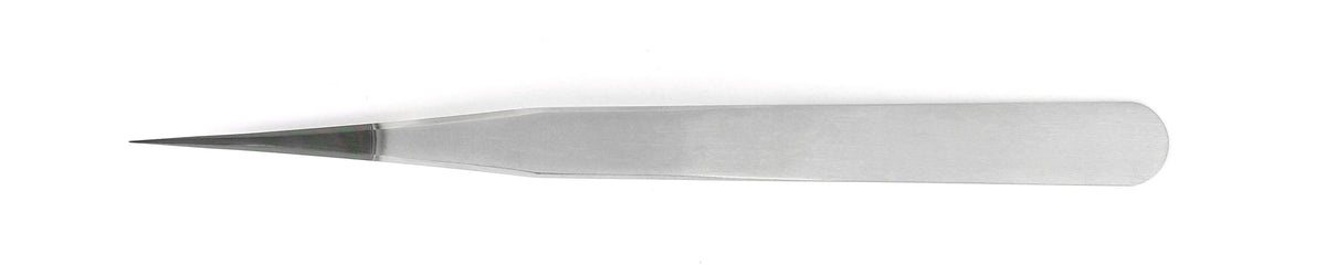 Ideal-tek ESD Diamond Tweezers – Style 1 – Anti-Acid / Anti-Magnetic Stainless Steel – 120mm (4.7″) – Swiss Made