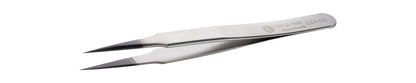 Ideal-tek ESD Diamond Tweezers – Style 2 – Anti-Acid / Anti-Magnetic Stainless Steel – 120mm (4.7″) – Swiss Made