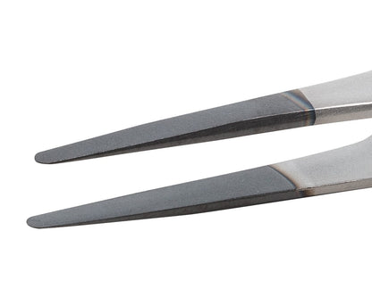 Ideal-tek ESD Diamond Tweezers – Style 2A – Anti-Acid / Anti-Magnetic Stainless Steel – 120mm (4.7″) – Swiss Made