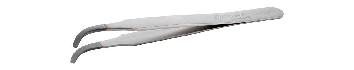 Ideal-tek ESD Diamond Tweezers – Style 2AB – Anti-Acid / Anti-Magnetic Stainless Steel – 120mm (4.7″) – Swiss Made
