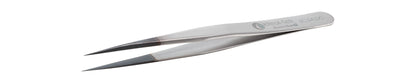 Ideal-tek ESD Diamond Tweezers – Style 3 – Anti-Acid / Anti-Magnetic Stainless Steel – 110mm (4.3″) – Swiss Made