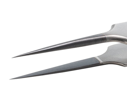 Ideal-tek ESD Diamond Tweezers – Style 5 – Anti-Acid / Anti-Magnetic Stainless Steel – 110mm (4.3″) – Swiss Made