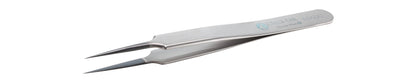 Ideal-tek ESD Diamond Tweezers – Style 5 – Anti-Acid / Anti-Magnetic Stainless Steel – 110mm (4.3″) – Swiss Made