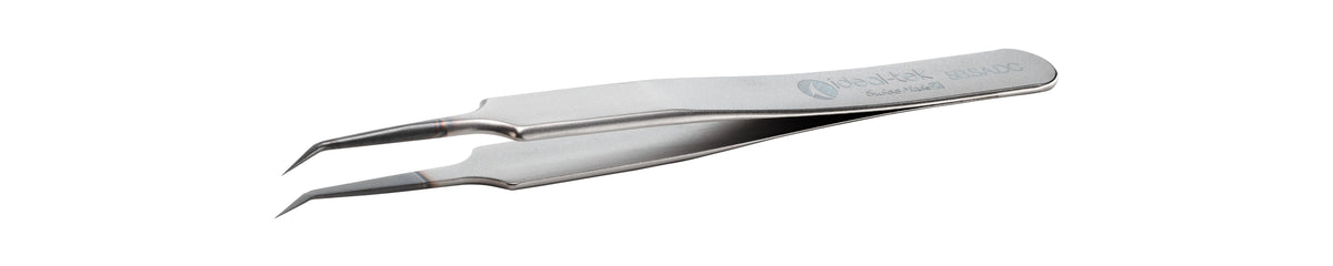 Ideal-tek ESD Diamond Tweezers – Style 5 – Anti-Acid / Anti-Magnetic Stainless Steel – 110mm (4.3″) – Swiss Made