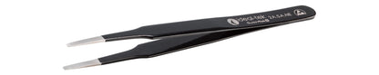 Ideal-tek ESD Epoxy Coated Tweezers – Style 2A – Anti-Acid / Anti-Magnetic Stainless Steel – 125mm (4.9″) – Swiss Made