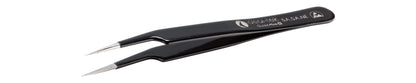 Ideal-tek ESD Epoxy Coated Tweezers – Style 5A – Anti-Acid / Anti-Magnetic Stainless Steel – 115mm (4.5″) – Swiss Made
