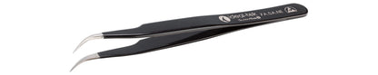 Ideal-tek ESD Epoxy Coated Tweezers – Style 7 – Anti-Acid / Anti-Magnetic Stainless Steel – 120mm (4.7″) – Swiss Made