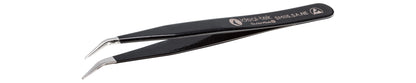 Ideal-tek ESD Epoxy Coated Tweezers – Style SM115 – Anti-Acid / Anti-Magnetic Stainless Steel – 115mm (4.5″) – Swiss Made