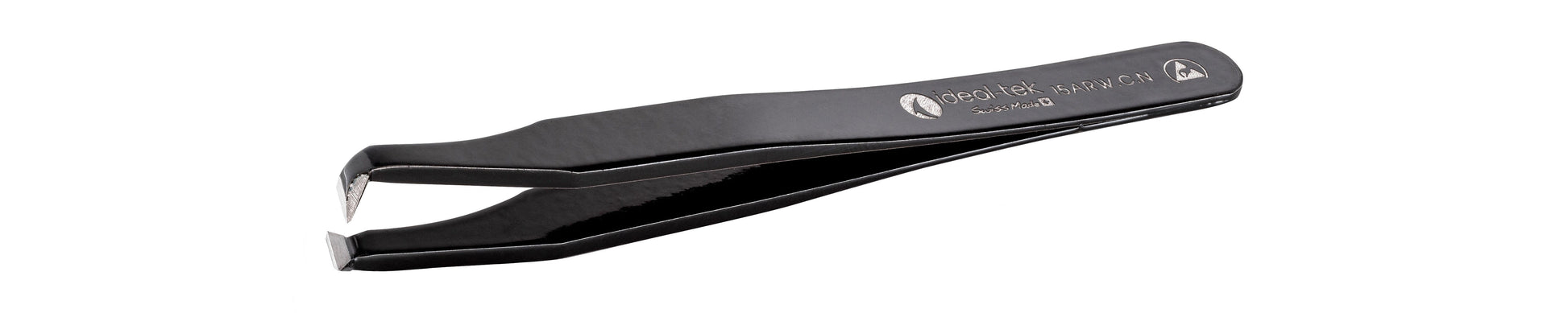 Ideal-tek ESD Epoxy Cutting Tweezers – Style 15ARW – Carbon Steel – 115mm (4.5″) – Swiss Made