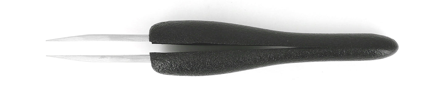 Ideal-tek ESD Foam Tweezers – Style 00 – Anti-Acid / Anti-Magnetic Stainless Steel – 125mm (4.9″) – Swiss Made