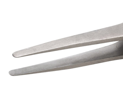 Ideal-tek ESD Foam Tweezers – Style 2A – Anti-Acid / Anti-Magnetic Stainless Steel – 125mm (4.9″) – Swiss Made