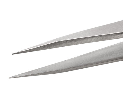 Ideal-tek ESD Foam tweezers – Style AA – Anti-Acid / Anti-Magnetic Stainless Steel – 135mm (5.3″) – Swiss Made