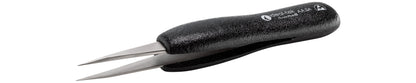 Ideal-tek ESD Foam tweezers – Style AA – Anti-Acid / Anti-Magnetic Stainless Steel – 135mm (5.3″) – Swiss Made