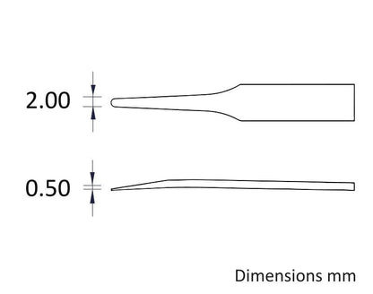 Ideal-tek ESD Full Plastic tweezers – Style 702A – Carbon Fiber – 115mm (4.5″) – Swiss Made