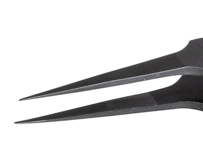 Ideal-tek ESD Full Plastic tweezers – Style 705 – PVDF plastic – 115mm (4.5″) – Swiss Made