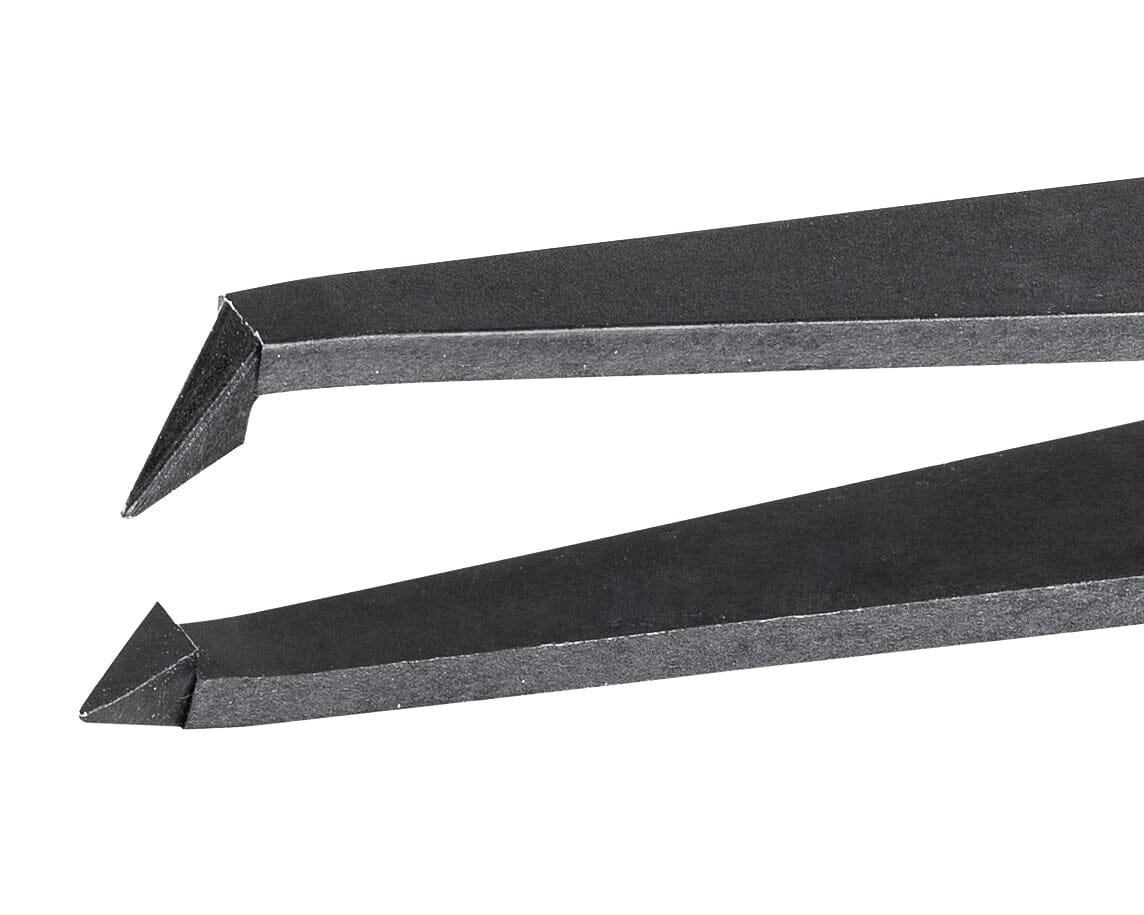 Ideal-tek ESD Full Plastic tweezers – Style 708 – Carbon Fiber – 110mm (4.3″) – Swiss Made