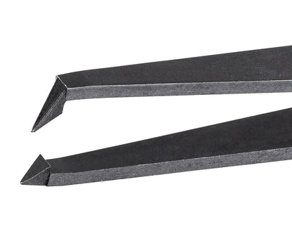 Ideal-tek ESD Full Plastic tweezers – Style 708 – Carbon Fiber – 110mm (4.3″) – Swiss Made