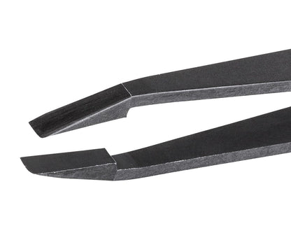 Ideal-tek ESD Full Plastic tweezers – Style 709 – Carbon Fiber – 115mm (4.5″) – Swiss Made