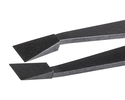 Ideal-tek ESD Full Plastic tweezers – Style 710 – Carbon Fiber – 115mm (4.5″) – Swiss Made