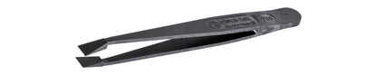 Ideal-tek ESD Full Plastic tweezers – Style 710 – Carbon Fiber – 115mm (4.5″) – Swiss Made