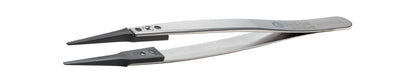 Ideal-tek ESD Plastic Tip Tweezers – Style 242 – PEEK Tips A242CP – 130mm (5.1″) – Swiss Made