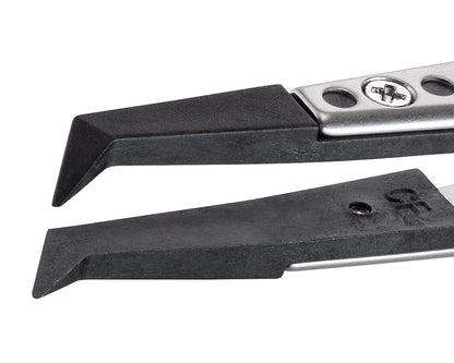 Ideal-tek ESD Plastic Tip Tweezers – Style 246 – Carbon Fiber Tips A246CF – 125mm (4.9″) – Swiss Made