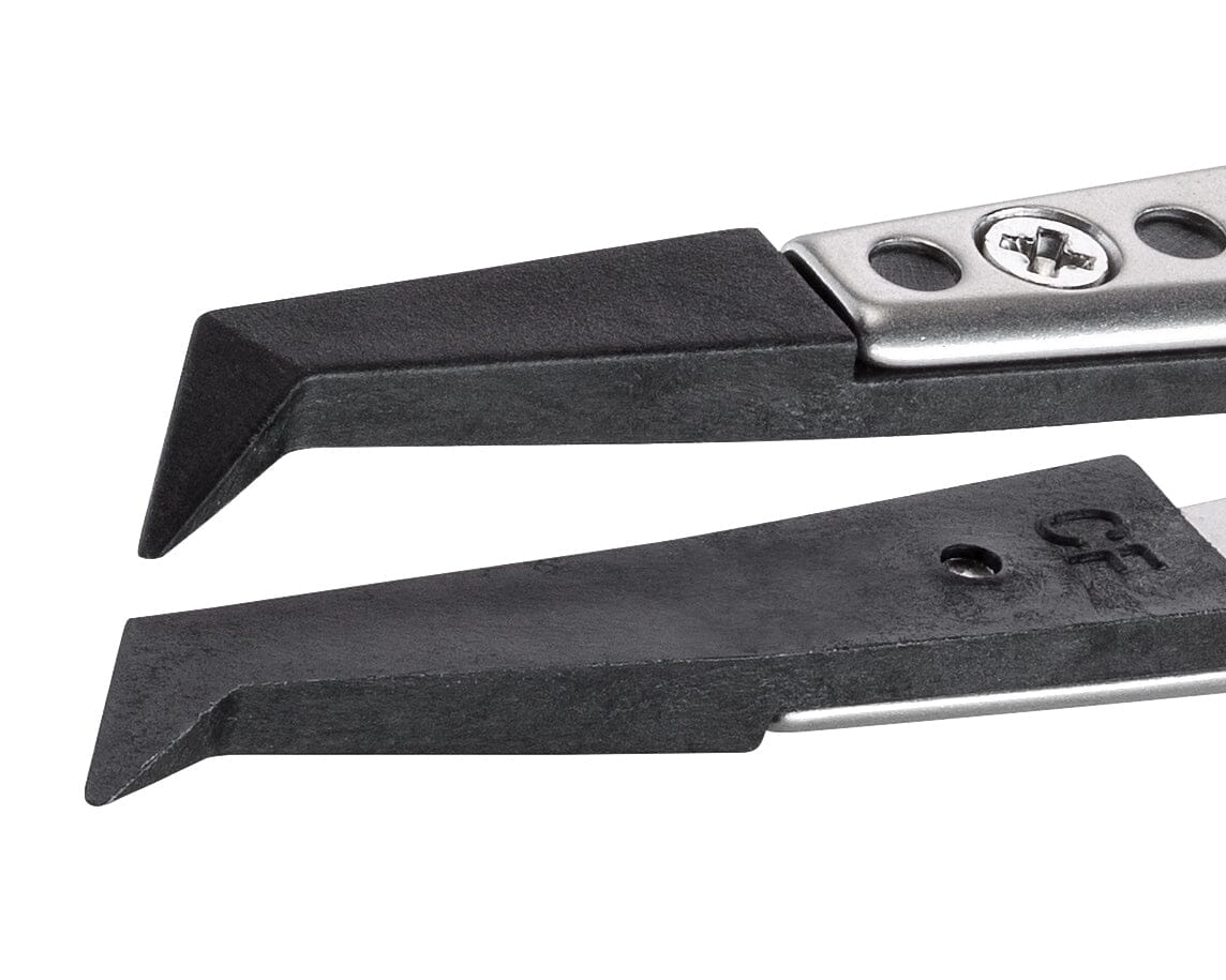 Ideal-tek ESD Plastic Tip Tweezers – Style 246 – PEEK Tips A246CP – 125mm (4.9″) – Swiss Made
