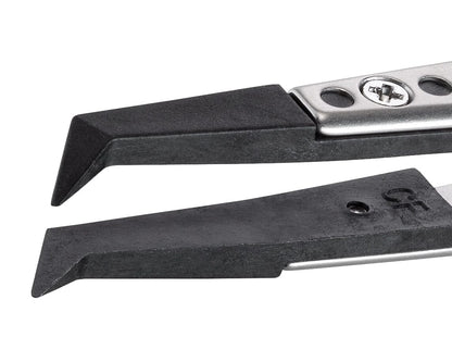 Ideal-tek ESD Plastic Tip Tweezers – Style 246 – PEEK Tips A246CP – 125mm (4.9″) – Swiss Made