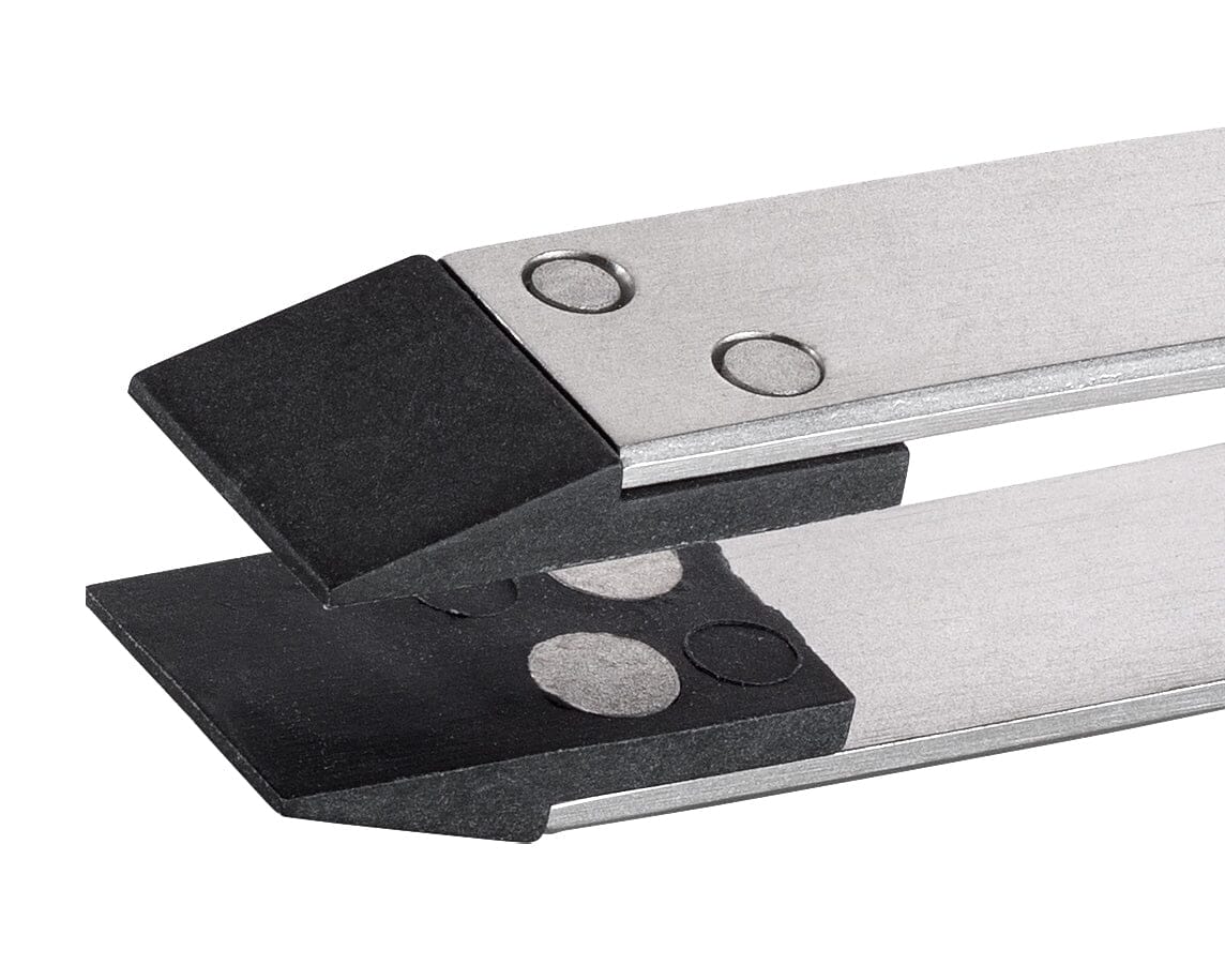 Ideal-tek ESD Plastic Tip Tweezers – Style 248 – Carbon Fiber Tips – 130mm (5.1″) – Swiss Made