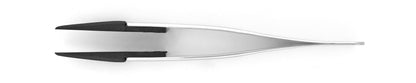 Ideal-tek ESD Plastic Tip Tweezers – Style 249 – Carbon Fiber Tips A249CF – 115mm (4.5″) – Swiss Made
