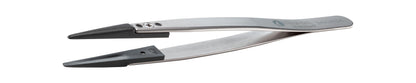 Ideal-tek ESD Plastic Tip Tweezers – Style 249 – PEEK Tips A249CP – 130mm (5.1″) – Swiss Made