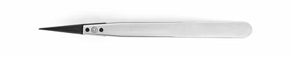 Ideal-tek ESD Plastic Tip Tweezers – Style 259 – PEEK Tips A259CP – 130mm (5.1″) – Swiss Made