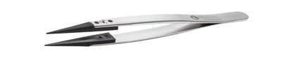 Ideal-tek ESD Plastic Tip Tweezers – Style 259 – PVDF Tips A259SV – 130mm (5.1″) – Swiss Made