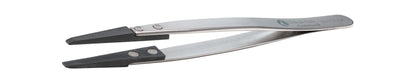Ideal-tek ESD Plastic Tip Tweezers – Style 269 – Carbon Fiber Tips – 130mm (5.1″) – Swiss Made