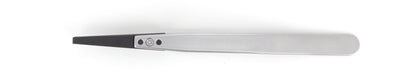 Ideal-tek ESD Plastic Tip Tweezers – Style 272 – Carbon Fiber Tips A272CF – 130mm (5.1″) – Swiss Made