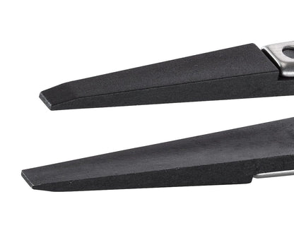 Ideal-tek ESD Plastic Tip Tweezers – Style 272 – Carbon Fiber Tips A272CF – 130mm (5.1″) – Swiss Made
