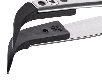 Ideal-tek ESD Plastic Tip Tweezers – Style 277 – Carbon Fiber Tips A277CF – 120mm (4.7″) – Swiss Made