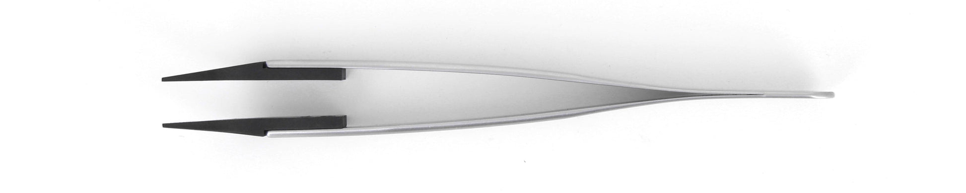 Ideal-tek ESD Plastic Tip Tweezers – Style 277 – Carbon Fiber Tips A277CF – 120mm (4.7″) – Swiss Made
