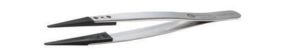 Ideal-tek ESD Plastic Tip Tweezers – Style 2A – PVDF Tips A2ASV – 130mm (5.1″) – Swiss Made
