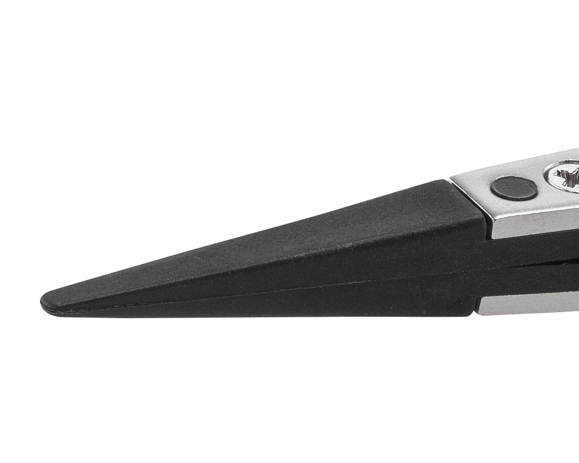Ideal-tek ESD Plastic Tip Tweezers – Style 2A – PVDF Tips A2ASV – 130mm (5.1″) – Swiss Made