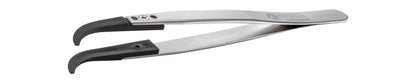 Ideal-tek ESD Plastic Tip Tweezers – Style 2AB – PEEK Tips A2ABCP – 130mm (5.1″) – Swiss Made