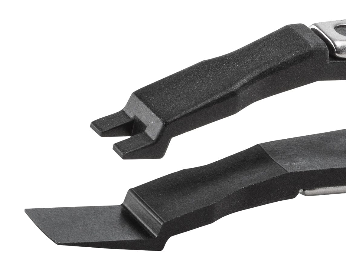 Ideal-tek ESD Plastic Tip Tweezers – Style 2WF – PVDF Tips A2WFSV – 130mm (5.1″) – Swiss Made