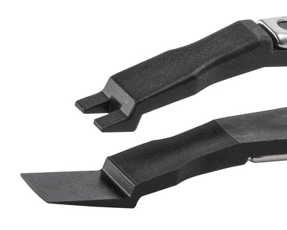 Ideal-tek ESD Plastic Tip Tweezers – Style 2WF – PVDF Tips A2WFSV – 130mm (5.1″) – Swiss Made